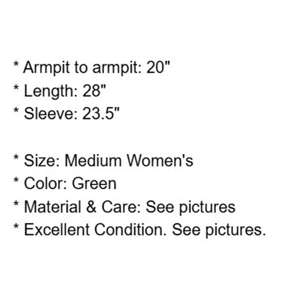 J Jill Top Womens Medium Green Corduroy Tunic Long Sleeve Boho Chic Hipster - Picture 4 of 16